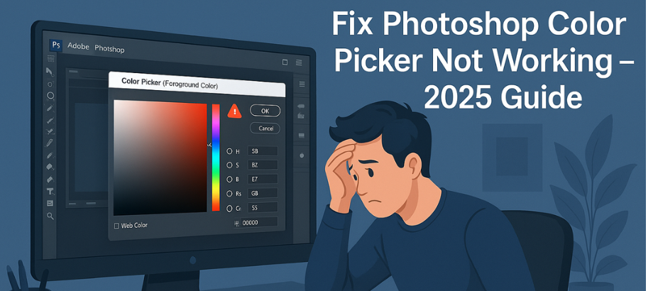Photoshop Color Picker Not Working? Here’s How to Fix It (2025 Guide)