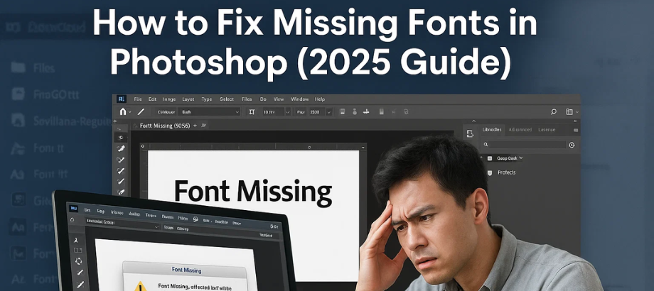 Photoshop Fonts Not Showing or Missing? Here’s How to Fix It Photoshop Fonts Not Showing or Missing? Here's How to Fix It (2025 Guide)