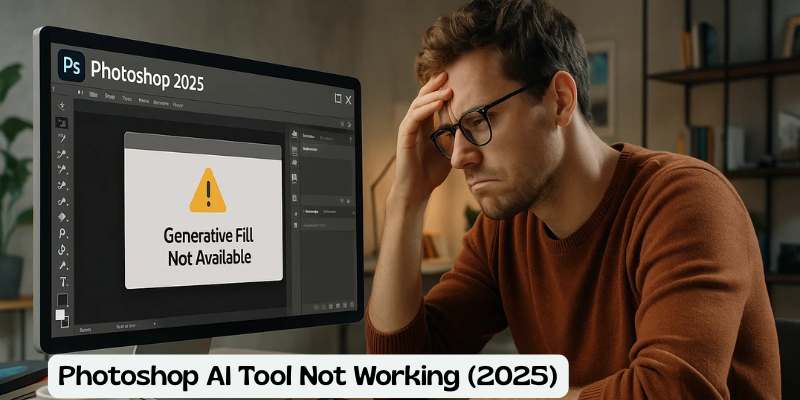Photoshop AI Tool Not Working (2025)
